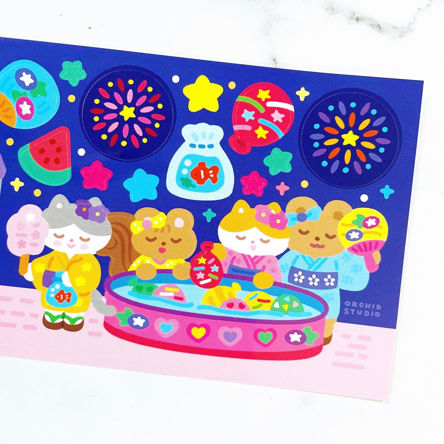 Orchid Studio Summer Festival sticker A274