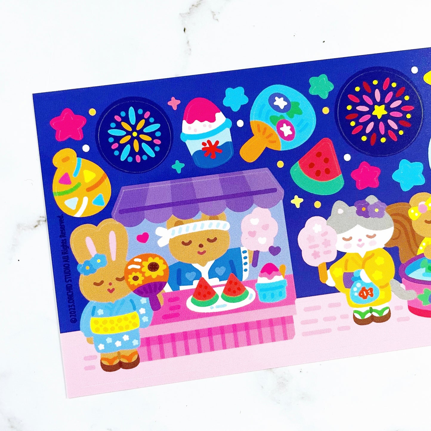 Orchid Studio Summer Festival sticker A274
