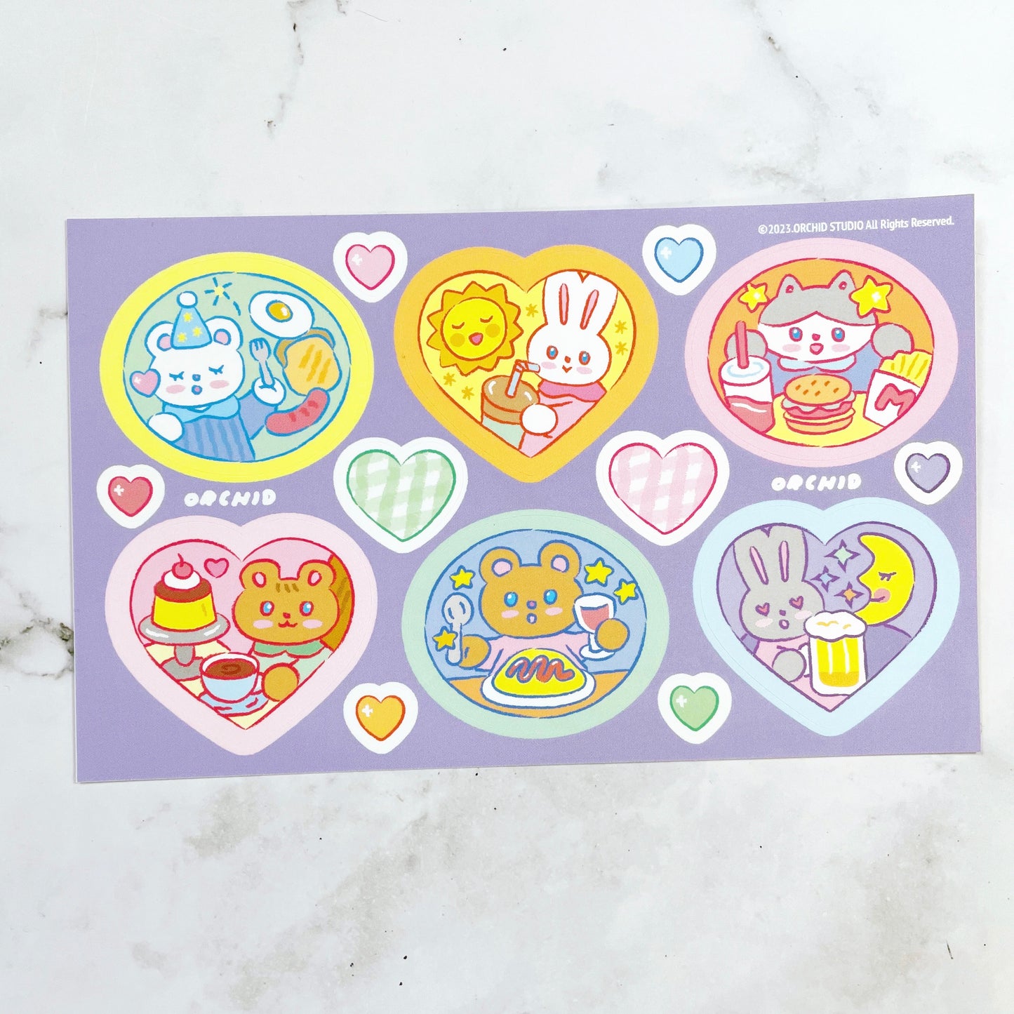 Orchid Studio Snack Lovers sticker A273