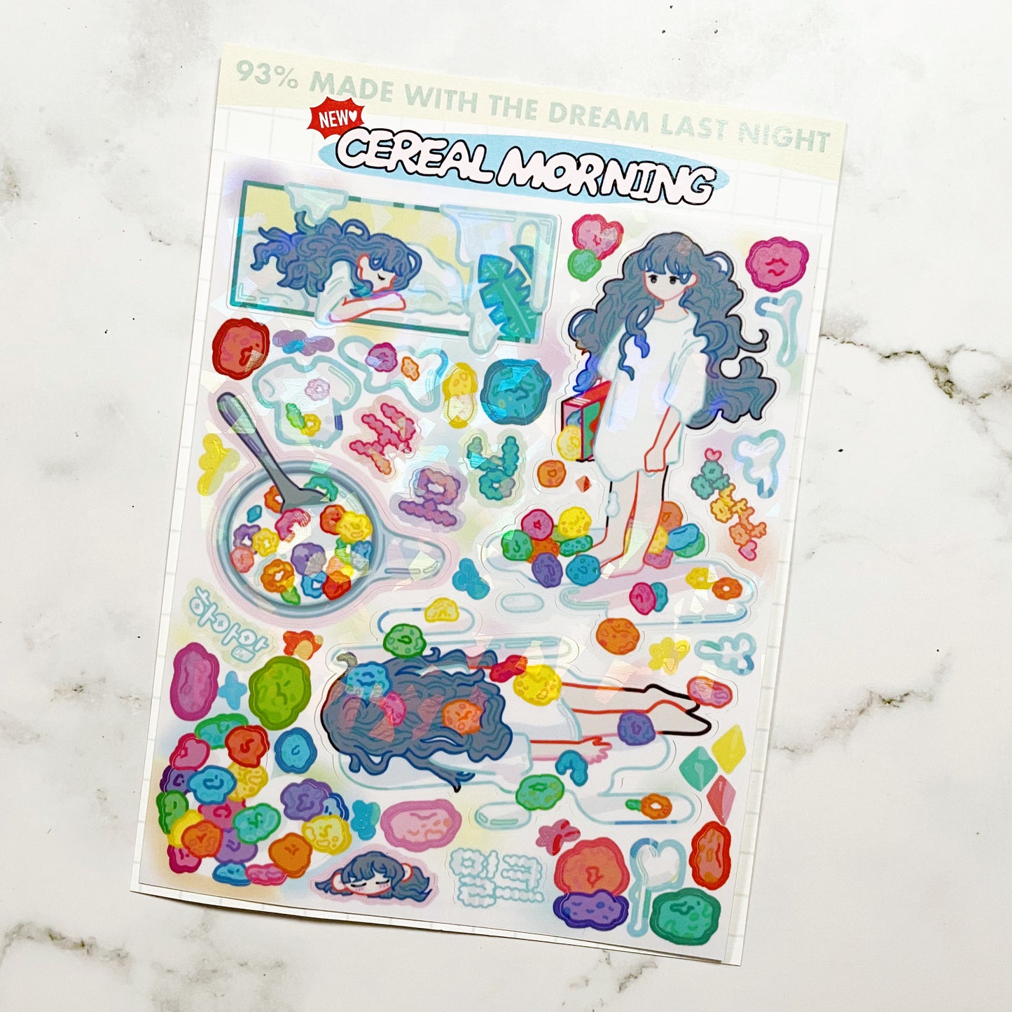 Sulgi Sulgi Cereal Morning Girl sticker A313