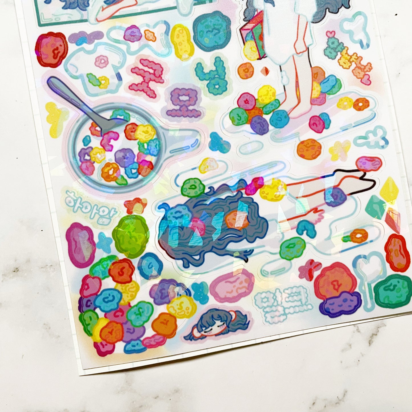 Sulgi Sulgi Cereal Morning Girl sticker A313