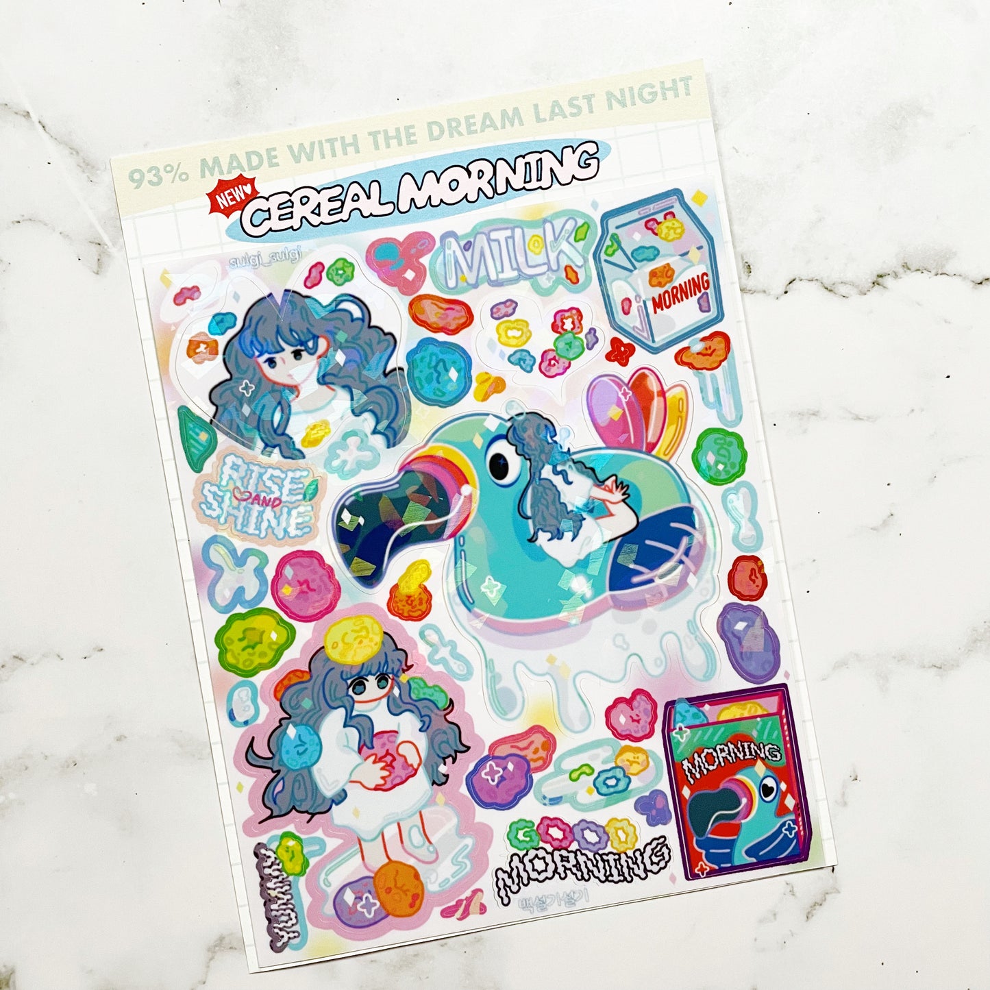 Sulgi Sulgi Cereal Morning sticker A309