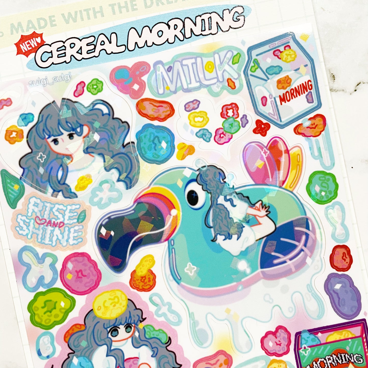 Sulgi Sulgi Cereal Morning sticker A309