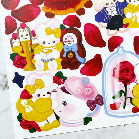 I'M TOKI Beauty and the Beast sticker A374