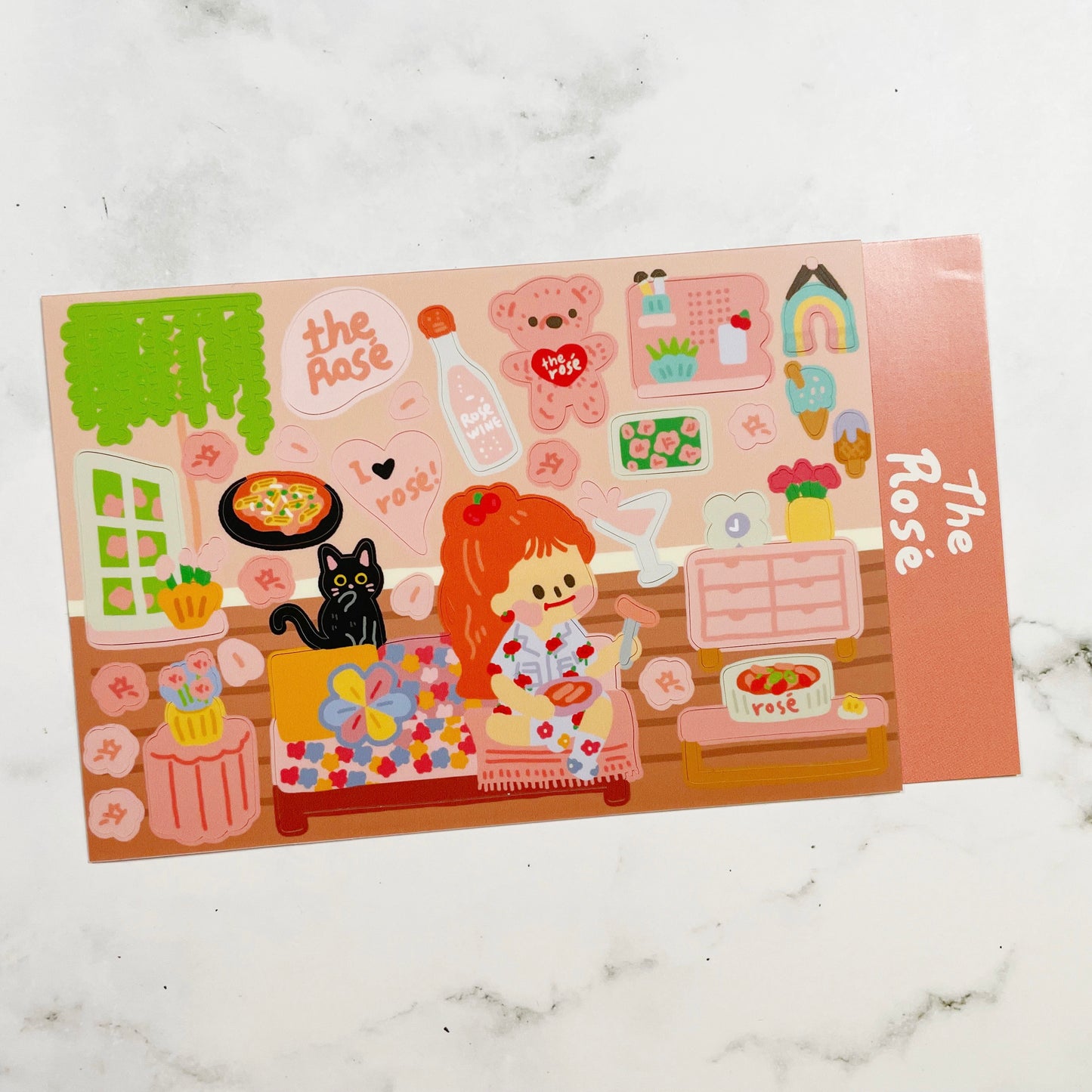 Dingamart The Rose sticker A410