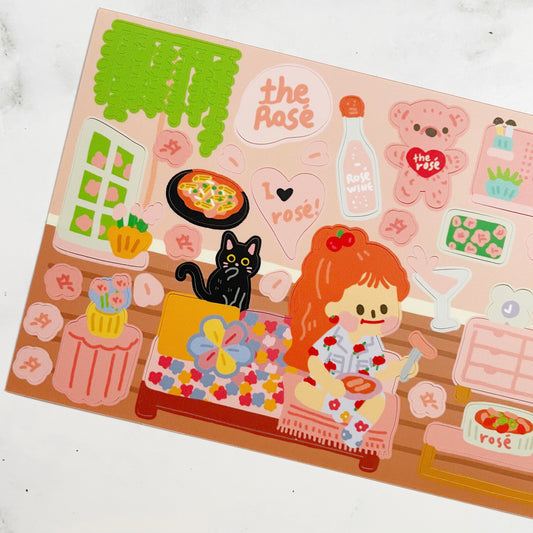 Dingamart The Rose sticker b634