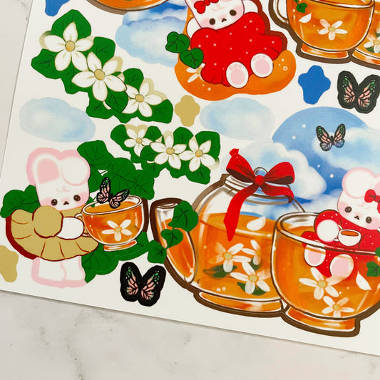 I'M TOKI Tea Time sticker A482