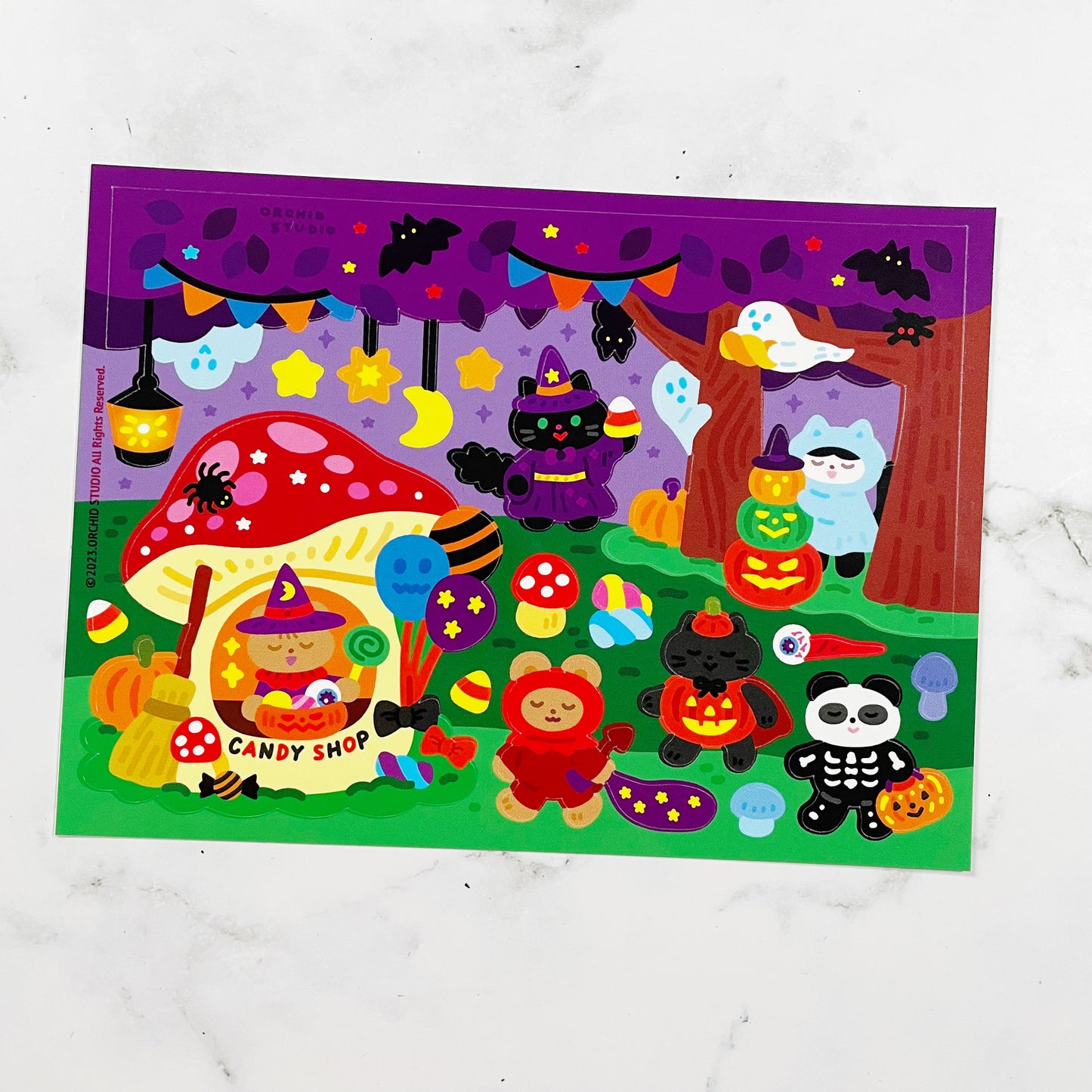 Orchid Studio Candy Shop sticker A498