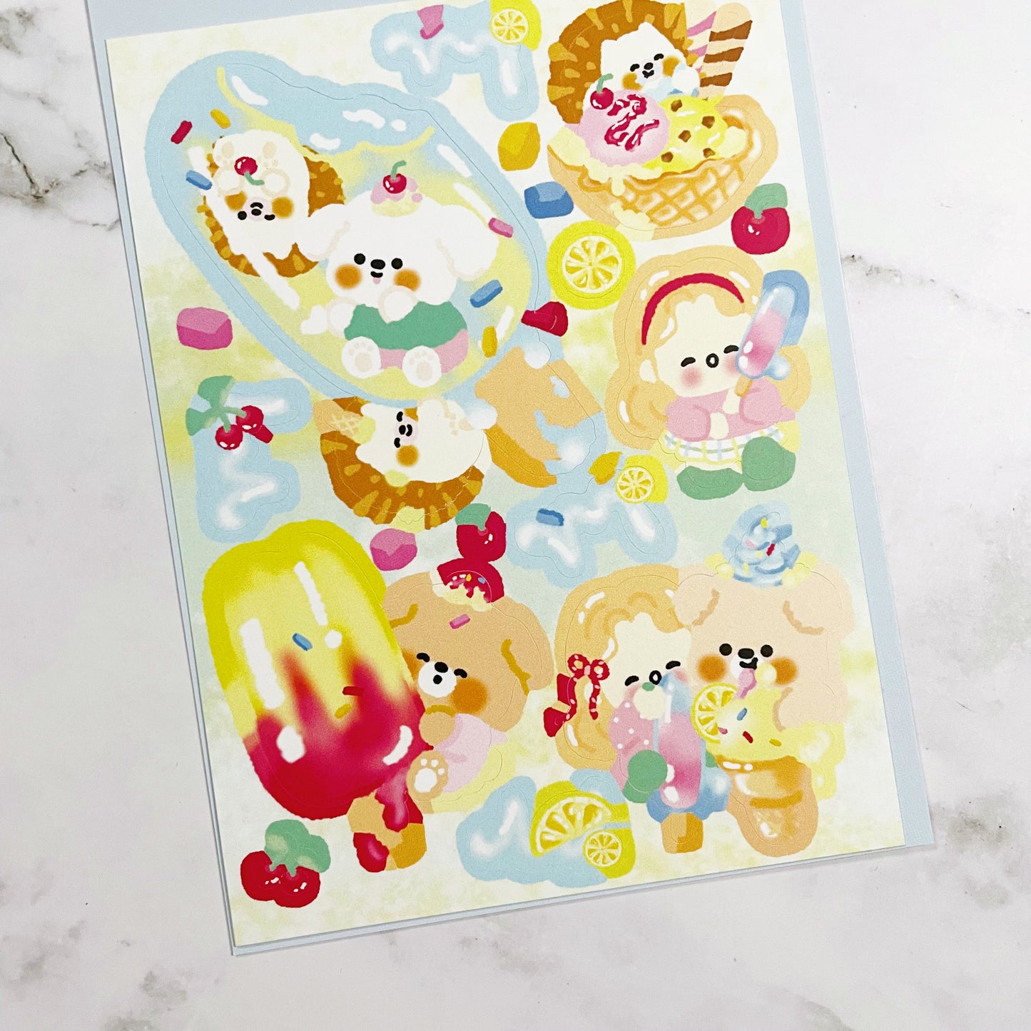 Loonyppo Ice Cream Friends sticker A451