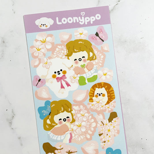 Loonyppo Blossom Friends sticker A446