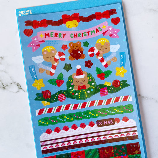 Orchid Studio Sparkle Border sticker c94