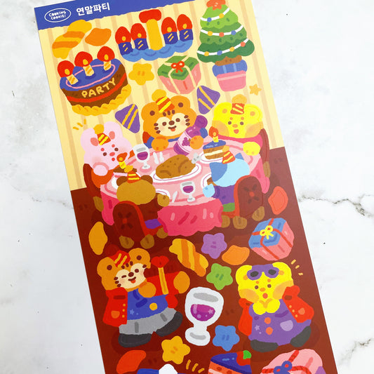 Cooking Cookie End of the year party sticker A605