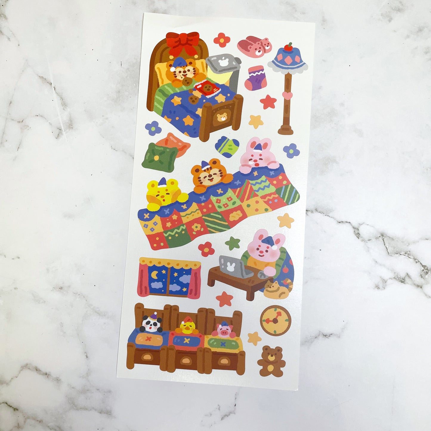 Cooking Cookie Cozy in bed sticker A604