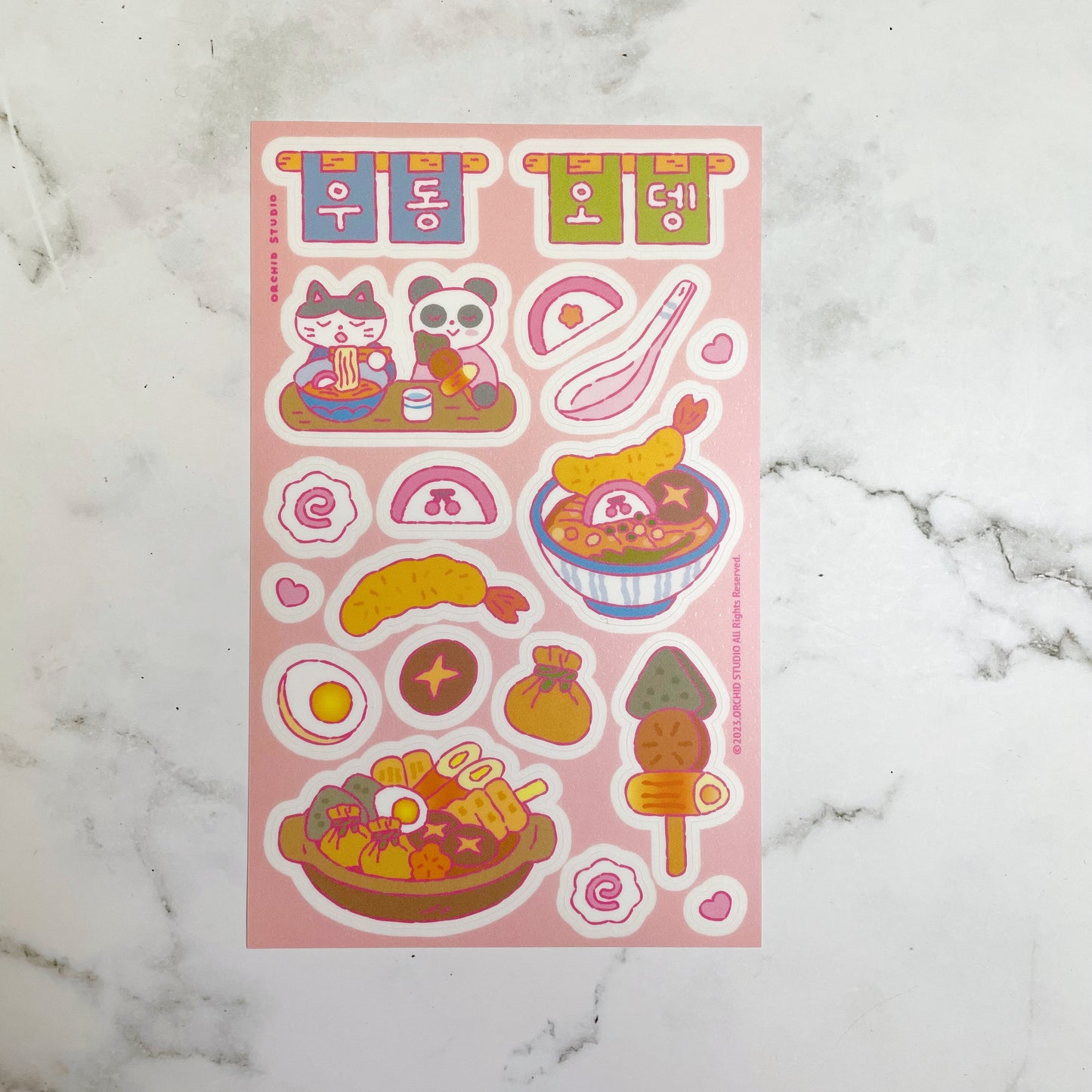 Orchid Studio Udon sticker A595