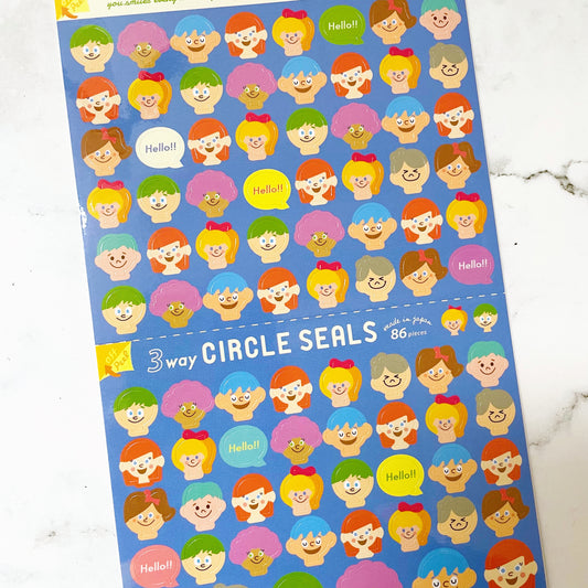 Ryu-Ryu People stickers A830