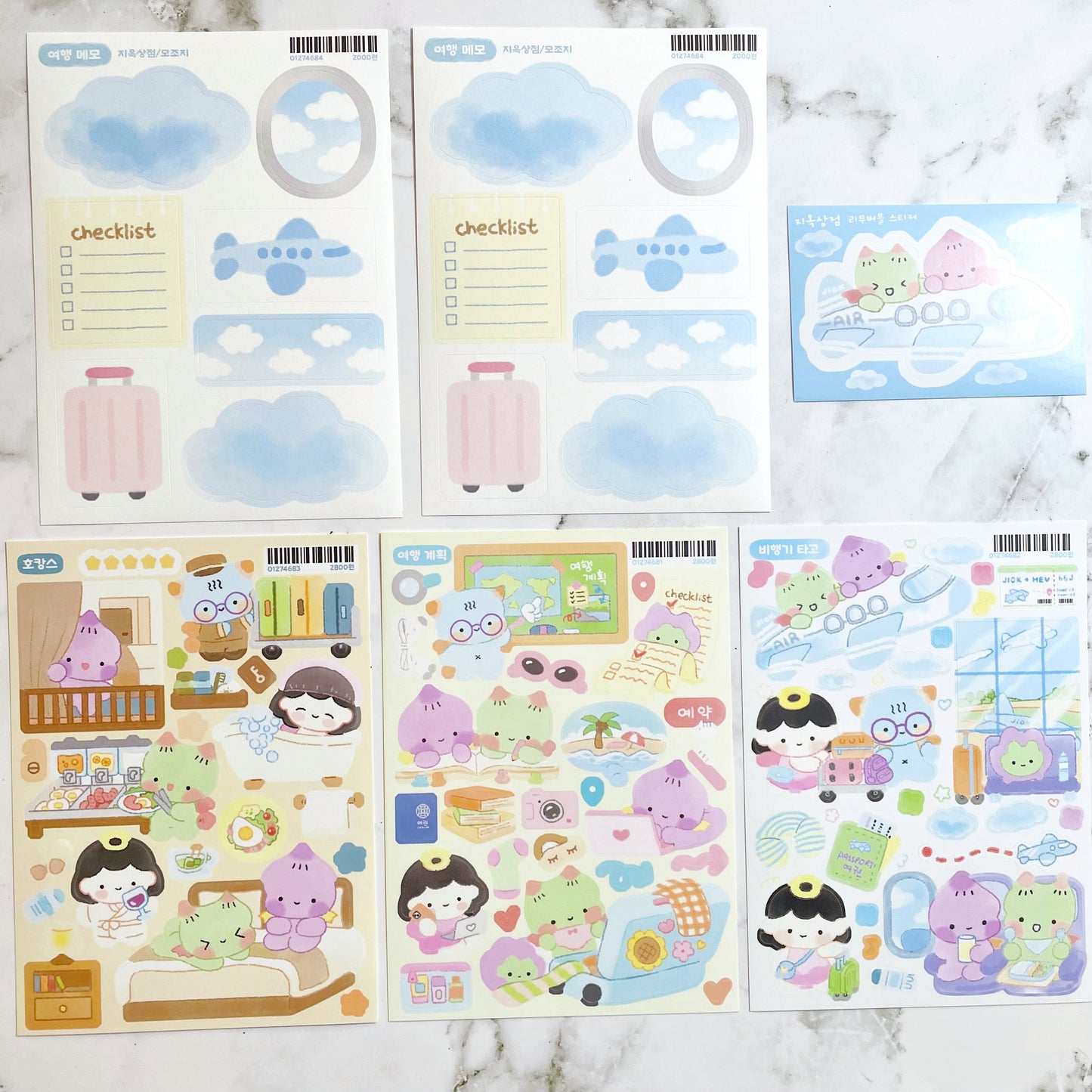 Jiok Travel sticker pack a853