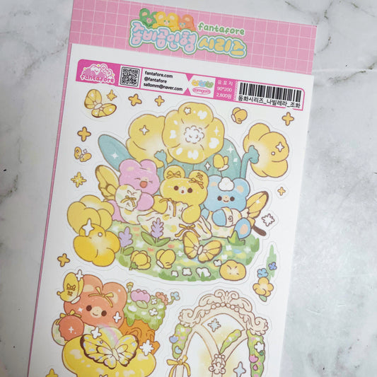 Fantafore Yellow Flowers sticker A951