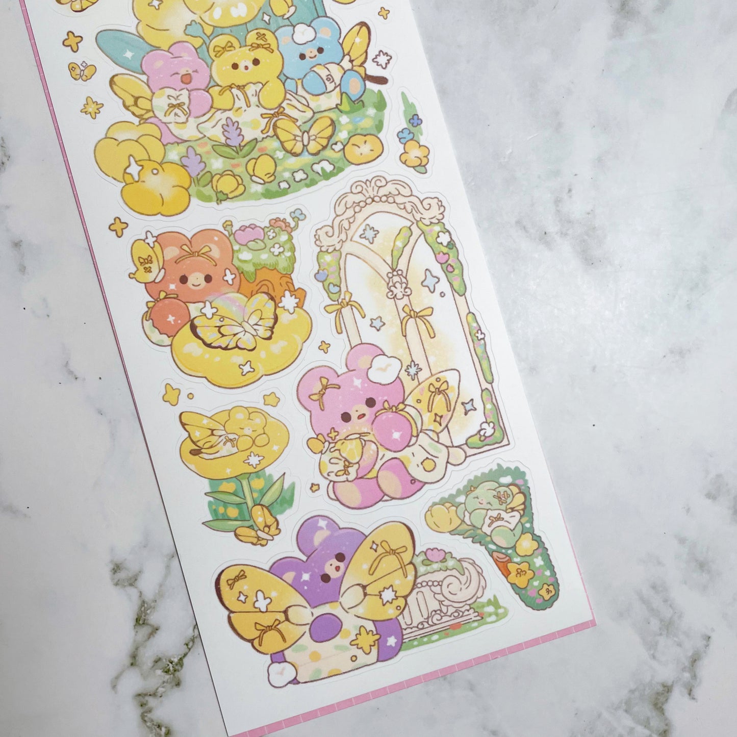 Fantafore Yellow Flowers sticker A951