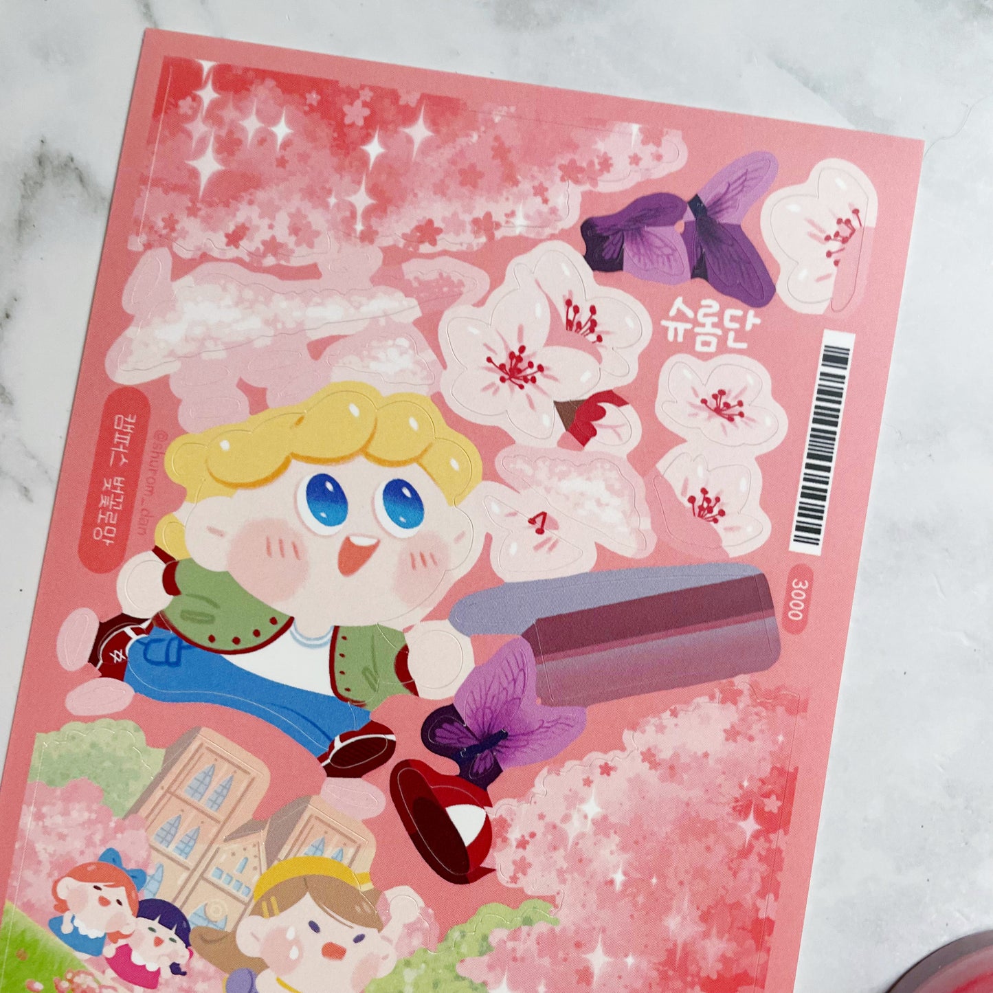 Shuromdan Cherry Blossom Sticker and Washi pack A963