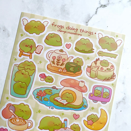 Cherry's Frogs Doing Things a993