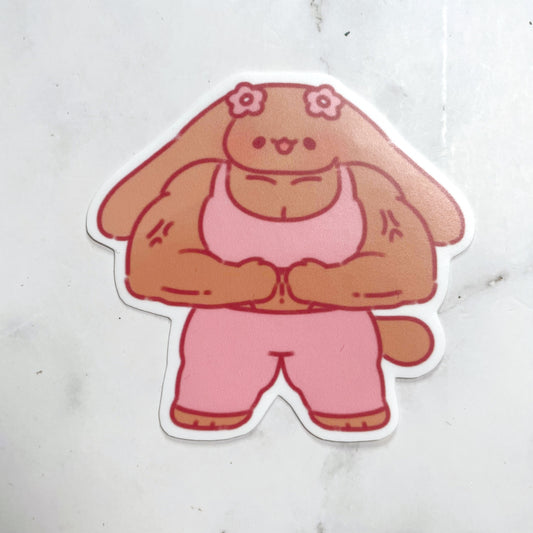 Cherry's Brown Bunny sticker z5