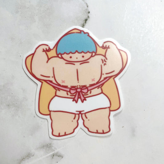 Cherry's Blue Twin sticker z9