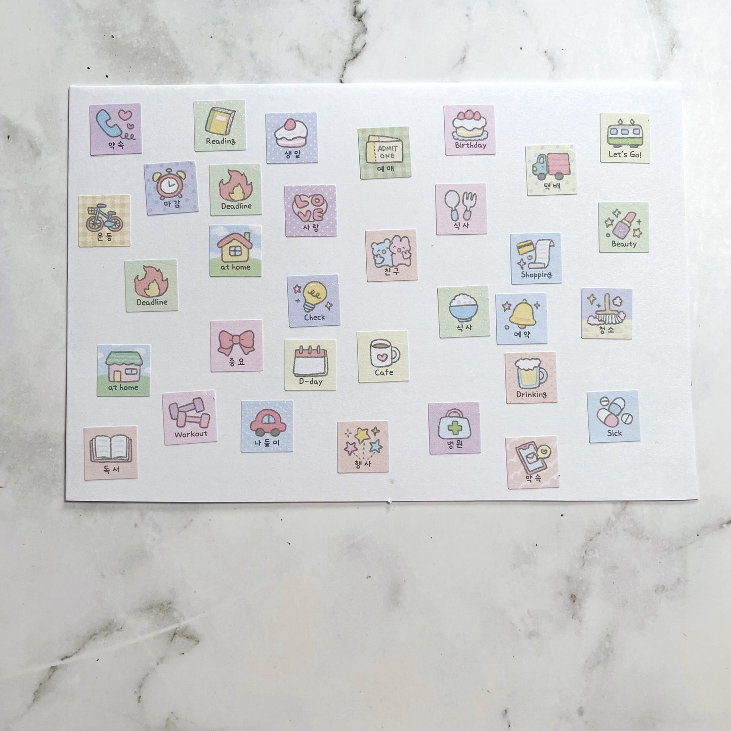 Rayeon Fancy Planner sticker roll w113