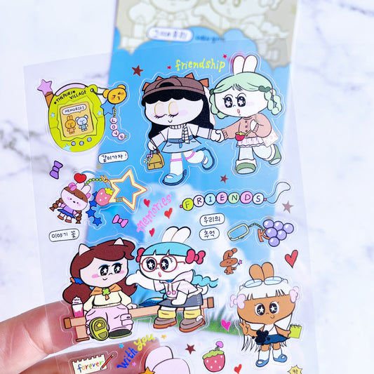 Thepuri Village Friends sticker B464