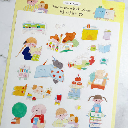 Tometoyou Books sticker B456