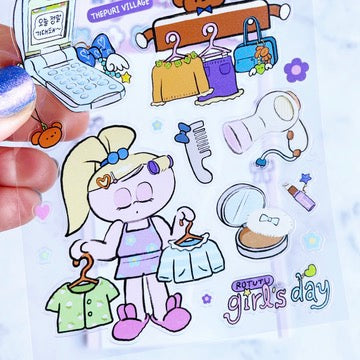 Thepuri Village Girl's Day sticker B458