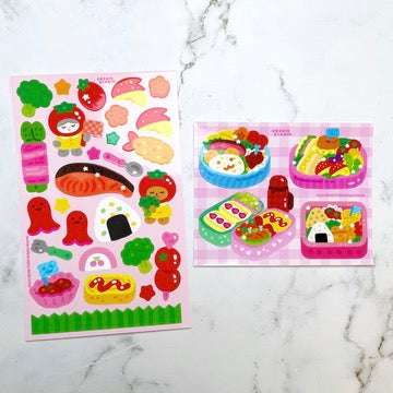 Orchid Studio Bento sticker set b815