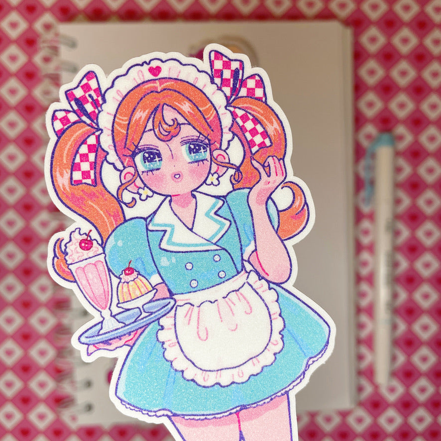 Natsuput Diner Girls sticker set b673