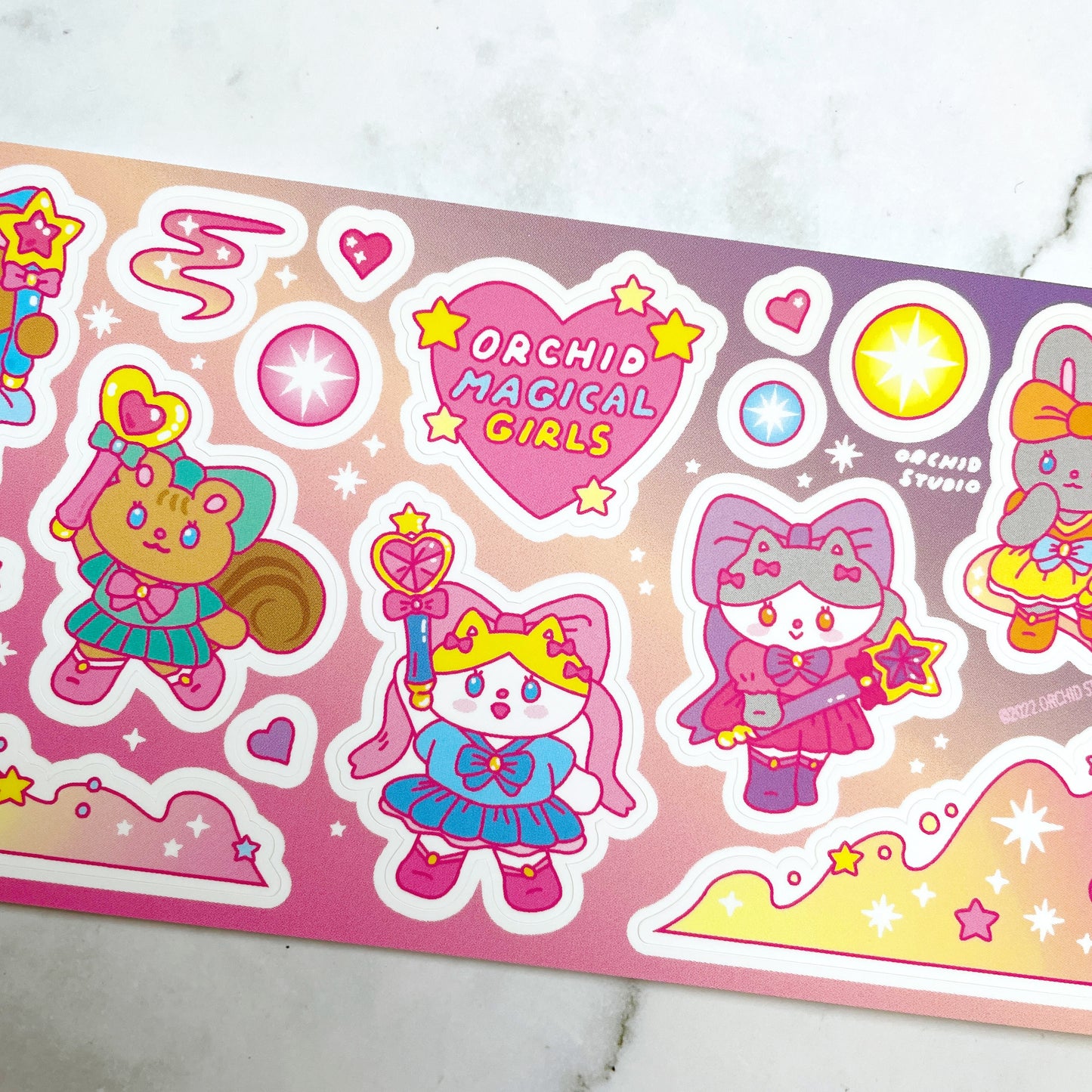 Orchid Studio Magical Girls sticker B813