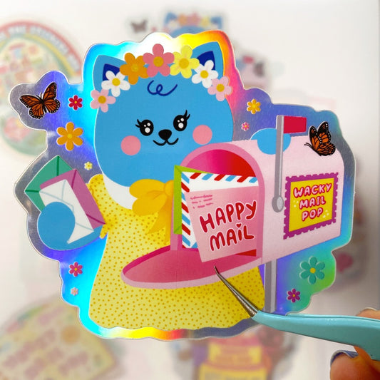 Wacky Mail Pop Happy Mail Sticker