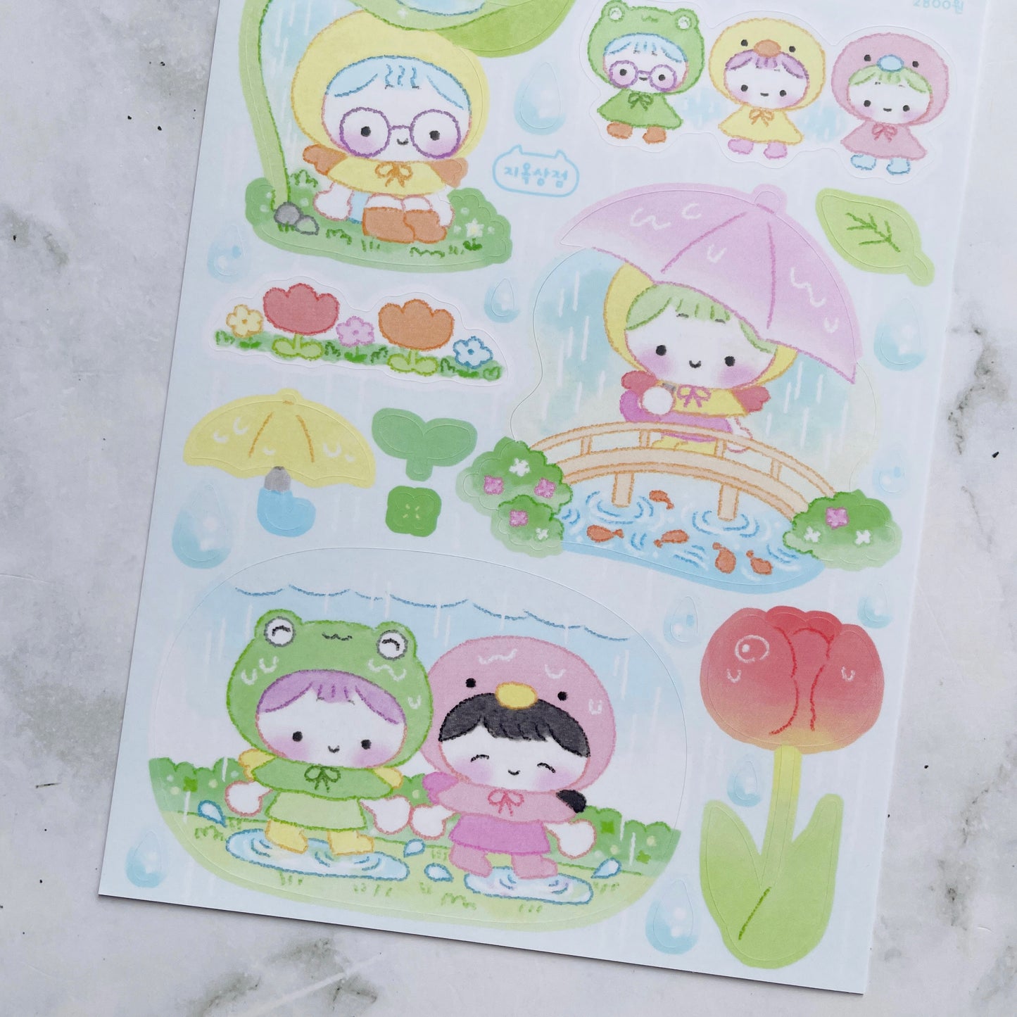 Jiok Rainy Day sticker B516