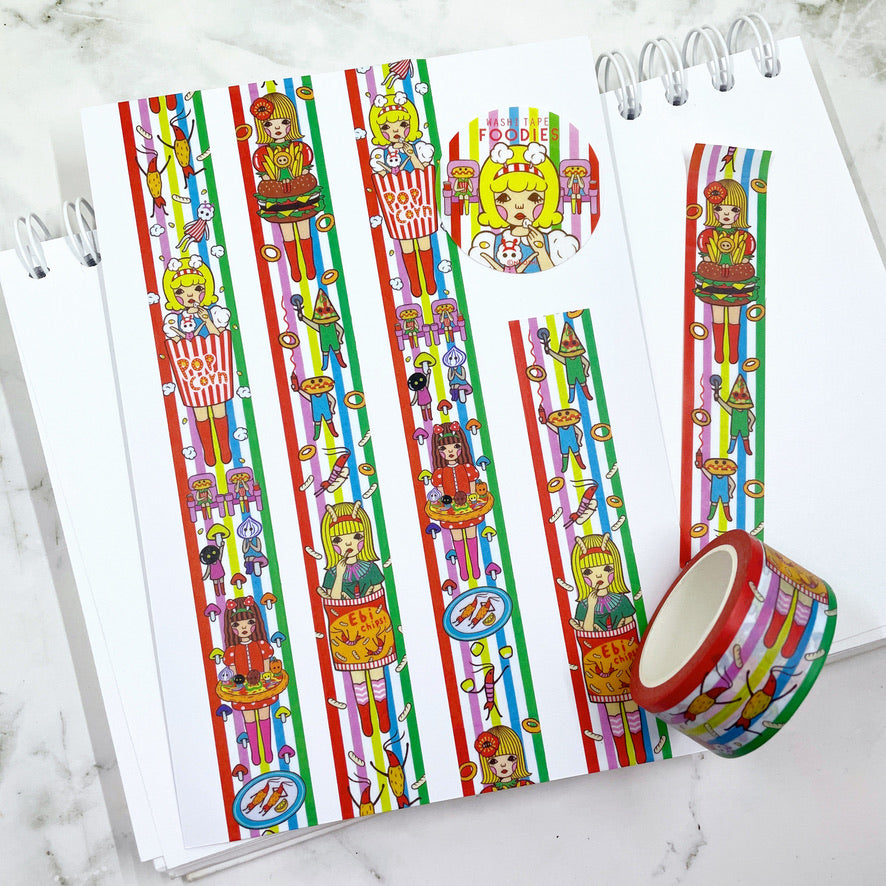 Naoshi Beary Foodies Washi w185