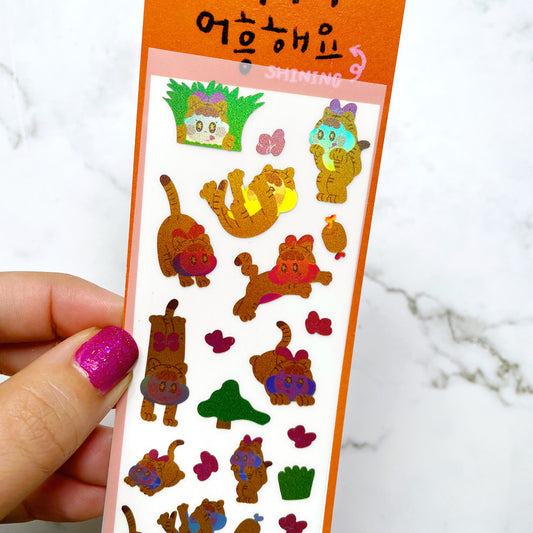 Thepuri Village tiger sticker b193