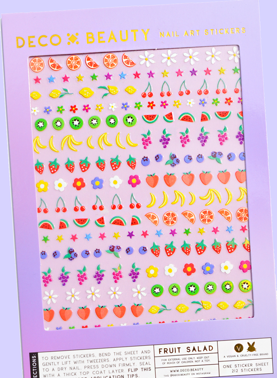 Deco Beauty Nail Stickers Fruit Salad B447