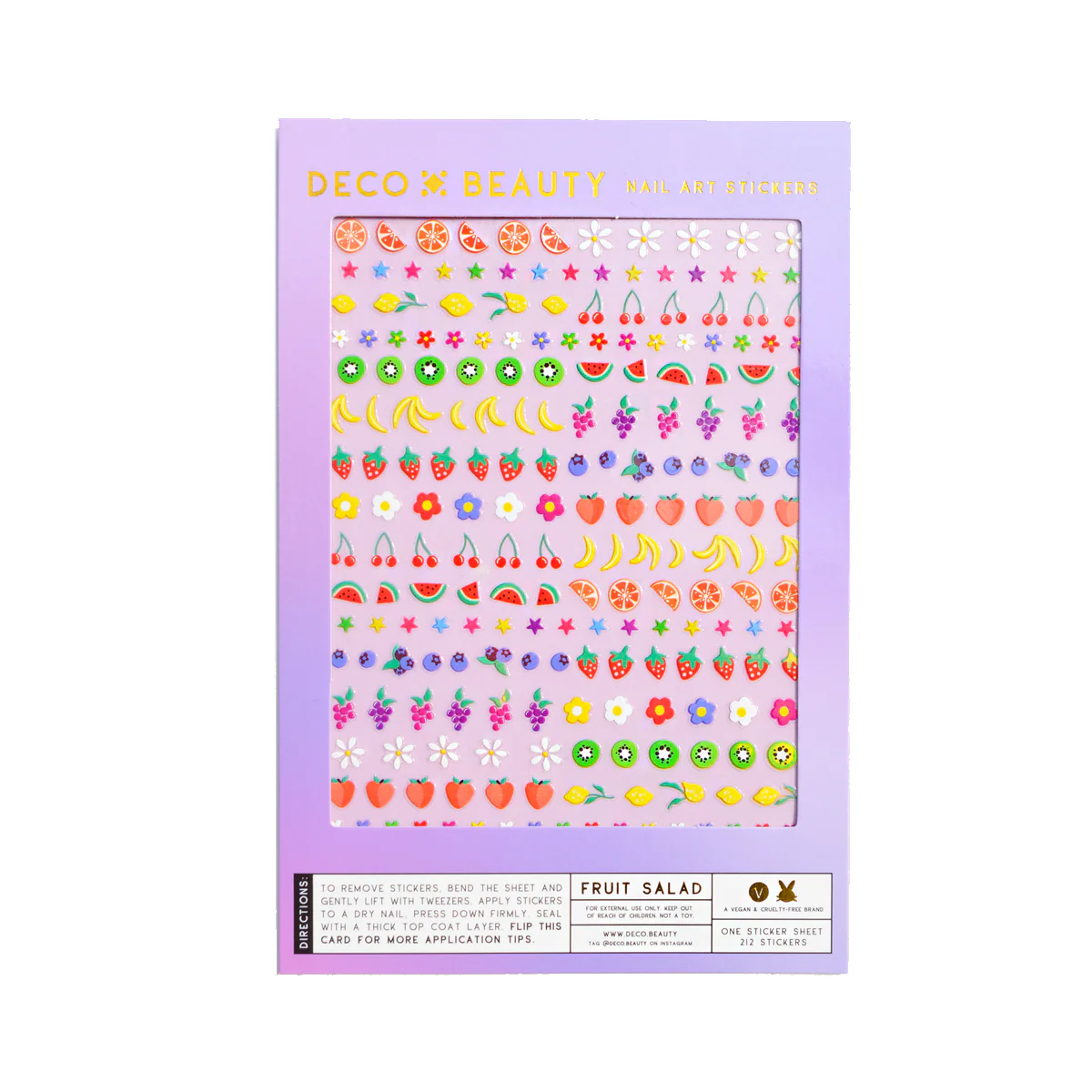 Deco Beauty Nail Stickers Fruit Salad B447