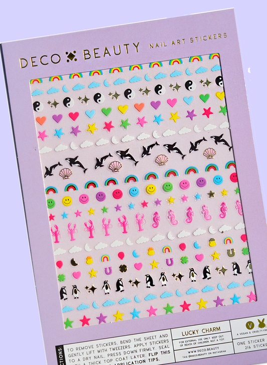 Deco Beauty Nail Stickers Lucky Charm B449