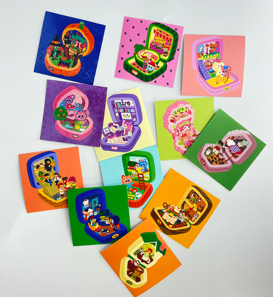 Dingamart Pocket stickers set