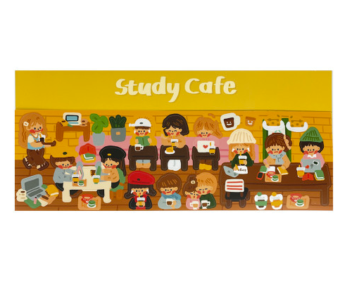 Dingamart Study Cafe sticker A669