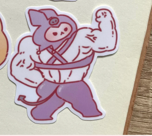 Cherry's Buff Rabbit sticker A691