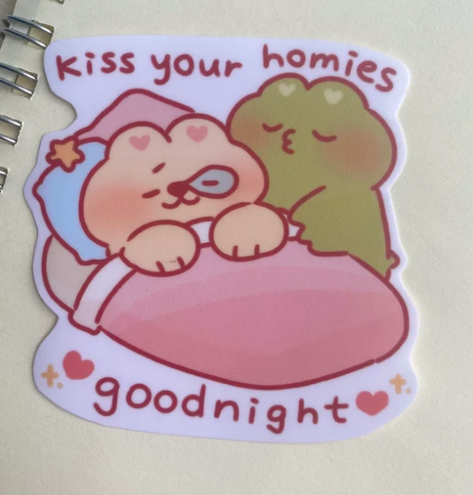 Cherry's Kiss Your Homies  sticker A702