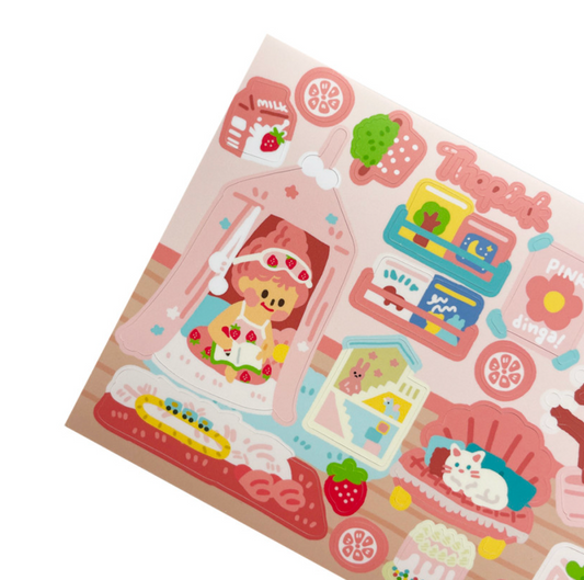 Dingamart The Pink sticker b628