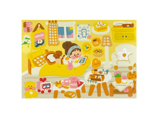 Dingamart The Yellow sticker B629