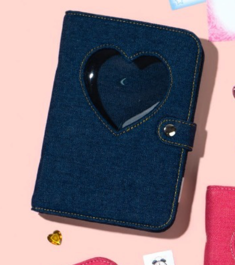 Lucalab Archive size Blue Denim 6 ring binder