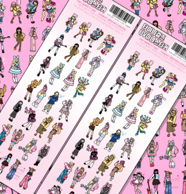 S.S.S. by Leenahoo Tiny Girls sticker A785