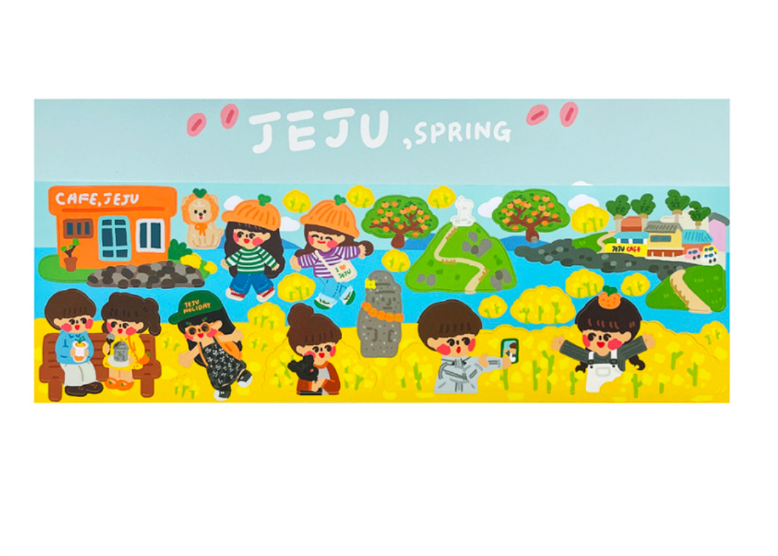 Dingamart Jeju Spring sticker A981