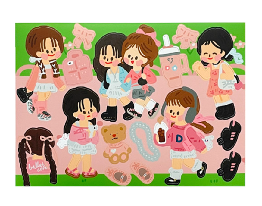 Dingamart Ballet Core sticker B120